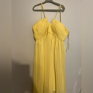 Yellow formal dress